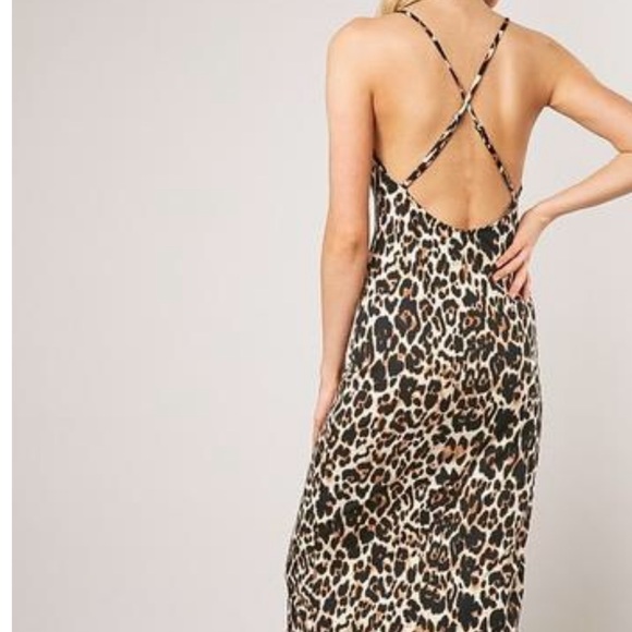 Leopard Midi Dress - Picture 2 of 3